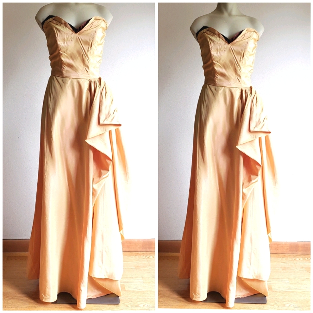 Gorgeous VTG 1940s Strapless Gown